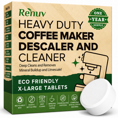 Coffee Maker Cleaner and Descaler Tablets