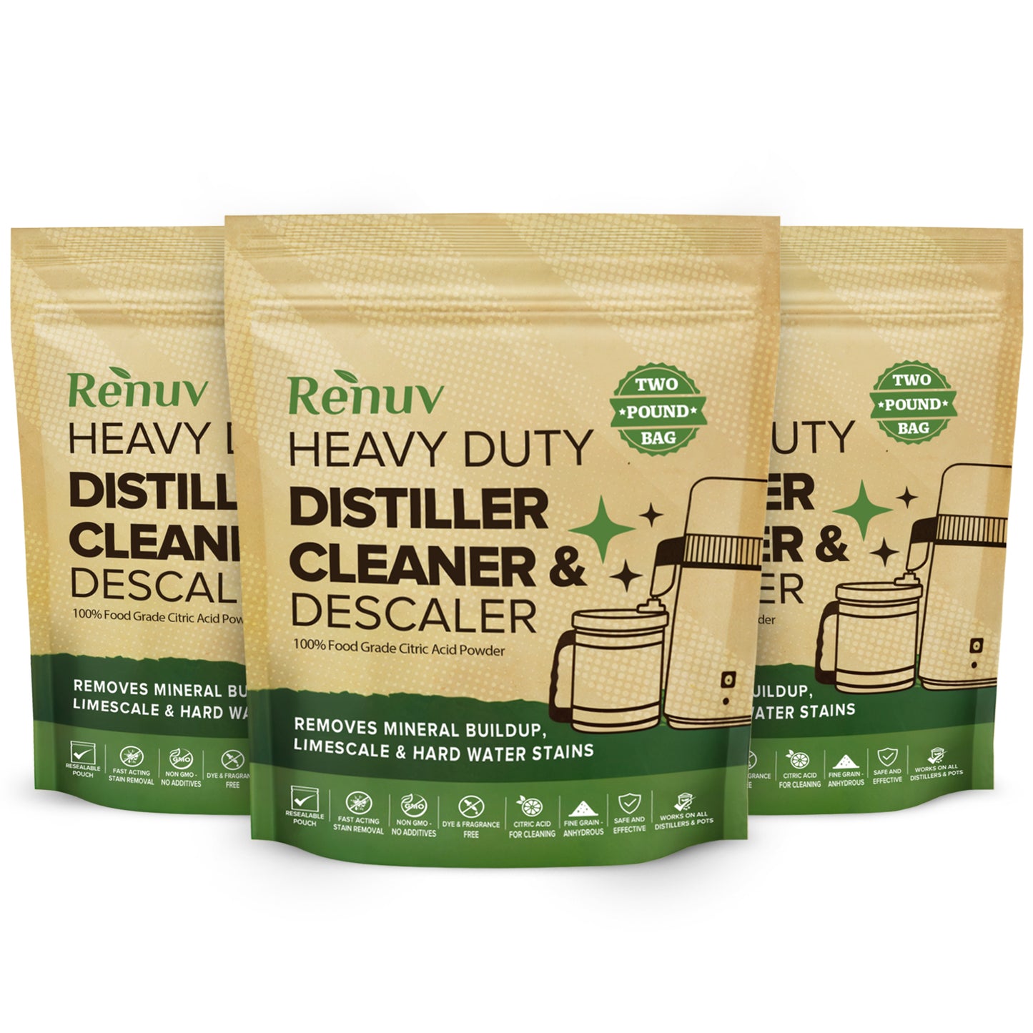 Citric Acid for Cleaning - 3 Bags (6lbs)