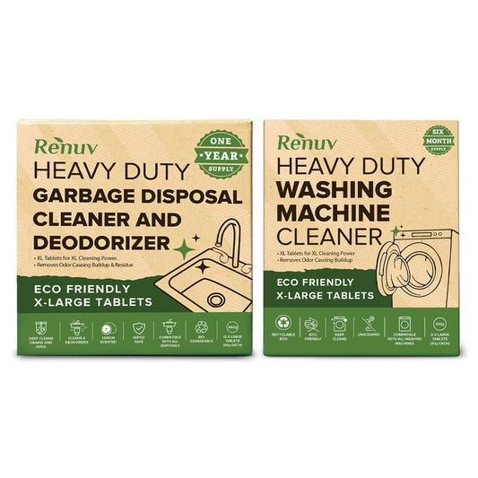 Washing Machine Cleaner + Garbage Disposal Cleaner Bundle!