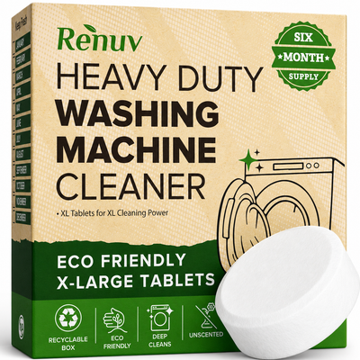 Washing Machine Cleaner Descaler Tablets - 6 XL Tablets