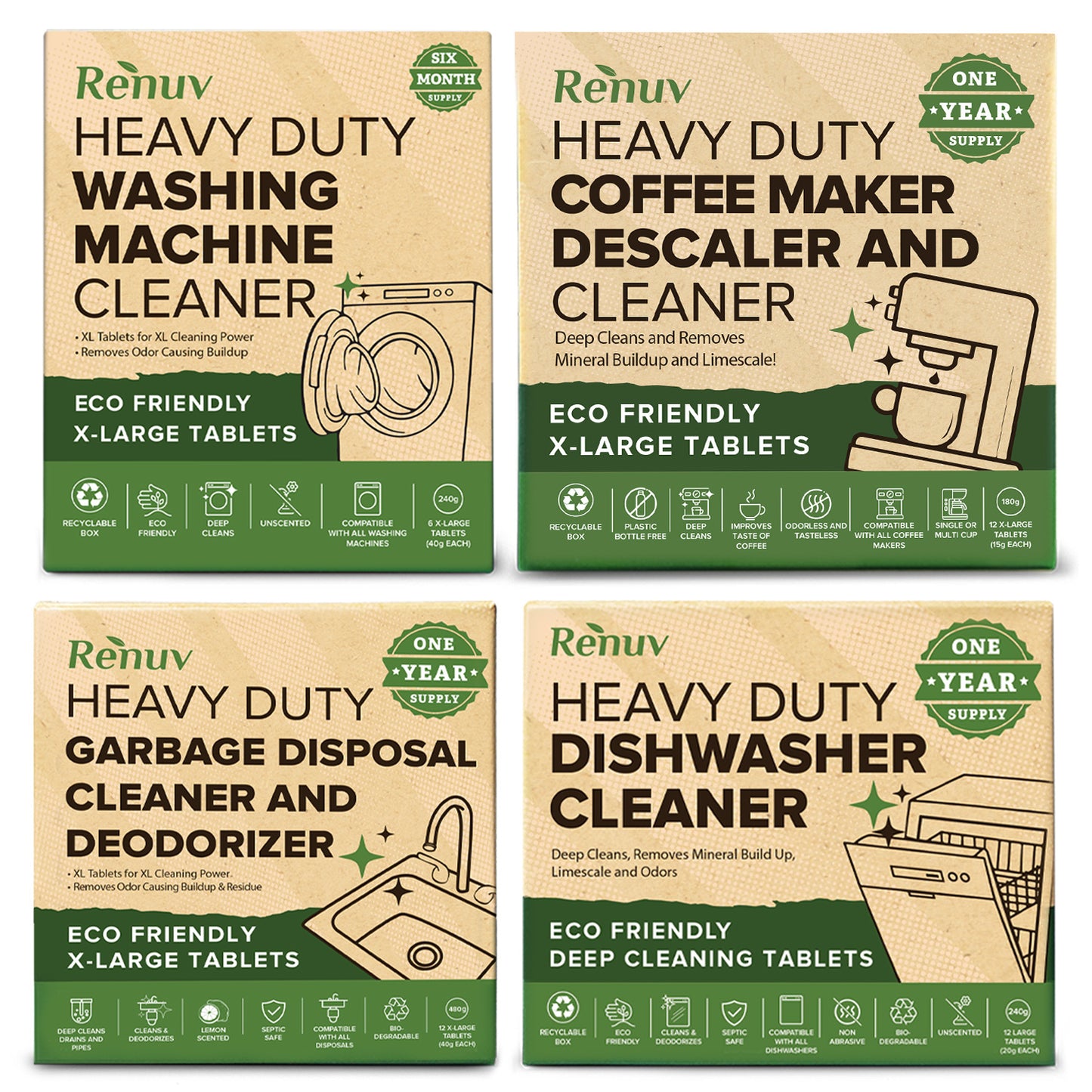 Washing Machine + Dishwasher + Garbage Disposal + Coffee Machine Bundle!