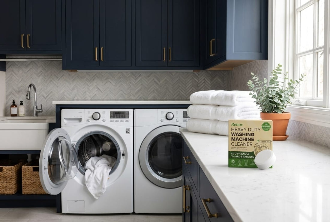 How to clean a washing machine and remove odor and buildup