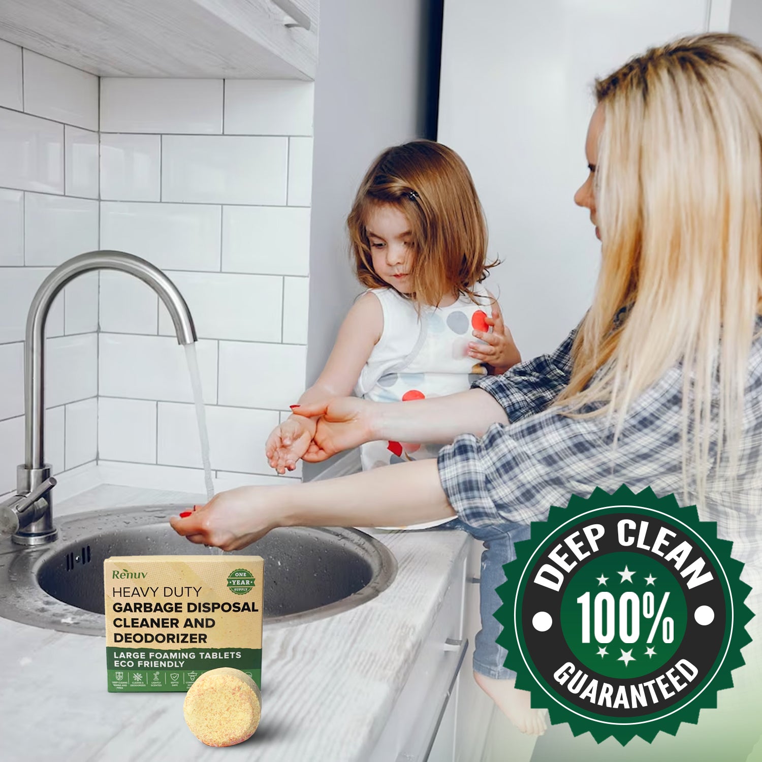 Keep Your Kitchen Fresh with Renuv Garbage Disposal Cleaner and Deodorizer