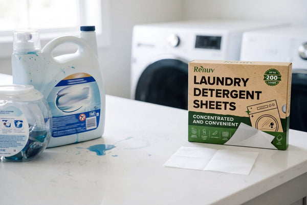Why Laundry Detergent Sheets Are Better Than Liquid Detergent or Pods