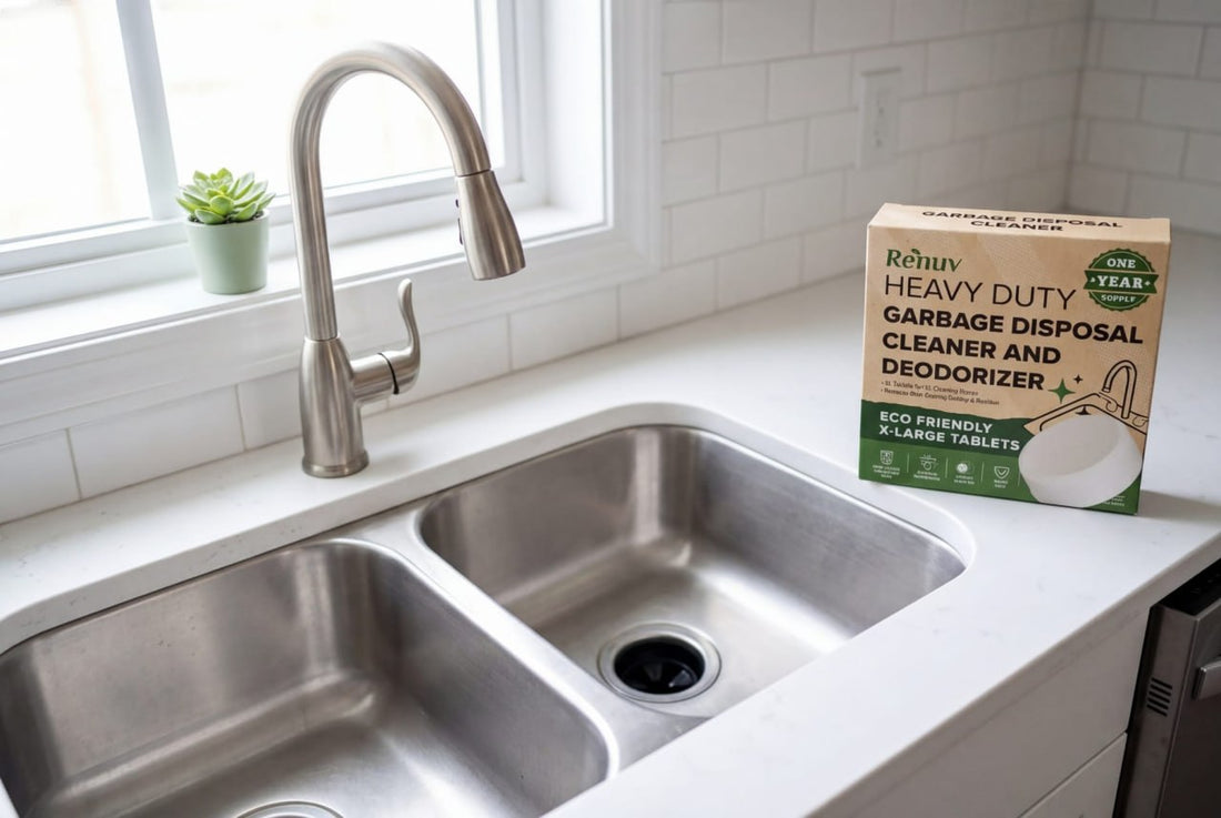 How to clean a garbage disposal and remove odor and buildup