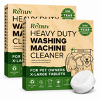 2 Pack - Washing Machine Cleaner for Pet Hair & Odor