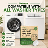 Washing Machine Cleaner for Pet Hair & Odor - 12 XL Tablets
