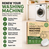 Washing Machine Cleaner Descaler Tablets - Heavy Duty Deep Cleaning for Front Load or Top Load Washer, 6 Pack