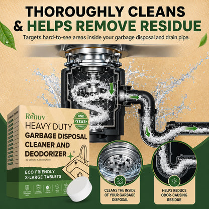 Garbage Disposal Cleaner & Deodorizer Tablets