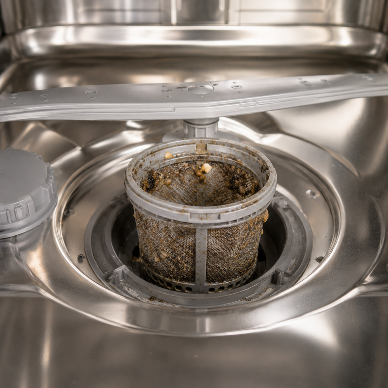 Clogged filter