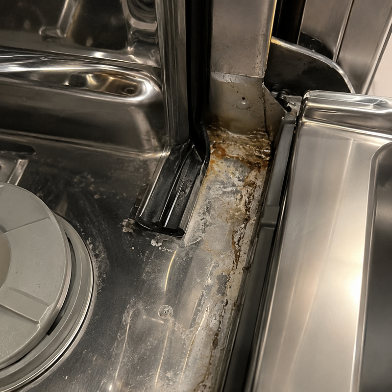 Door-seal grime