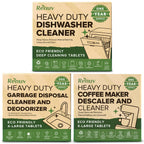 Dishwasher Cleaner + Garbage Disposal Cleaner + Coffee Machine Cleaner Bundle!