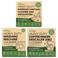 Coffee Maker + Washing Machine + Garbage Disposal Cleaner Bundle