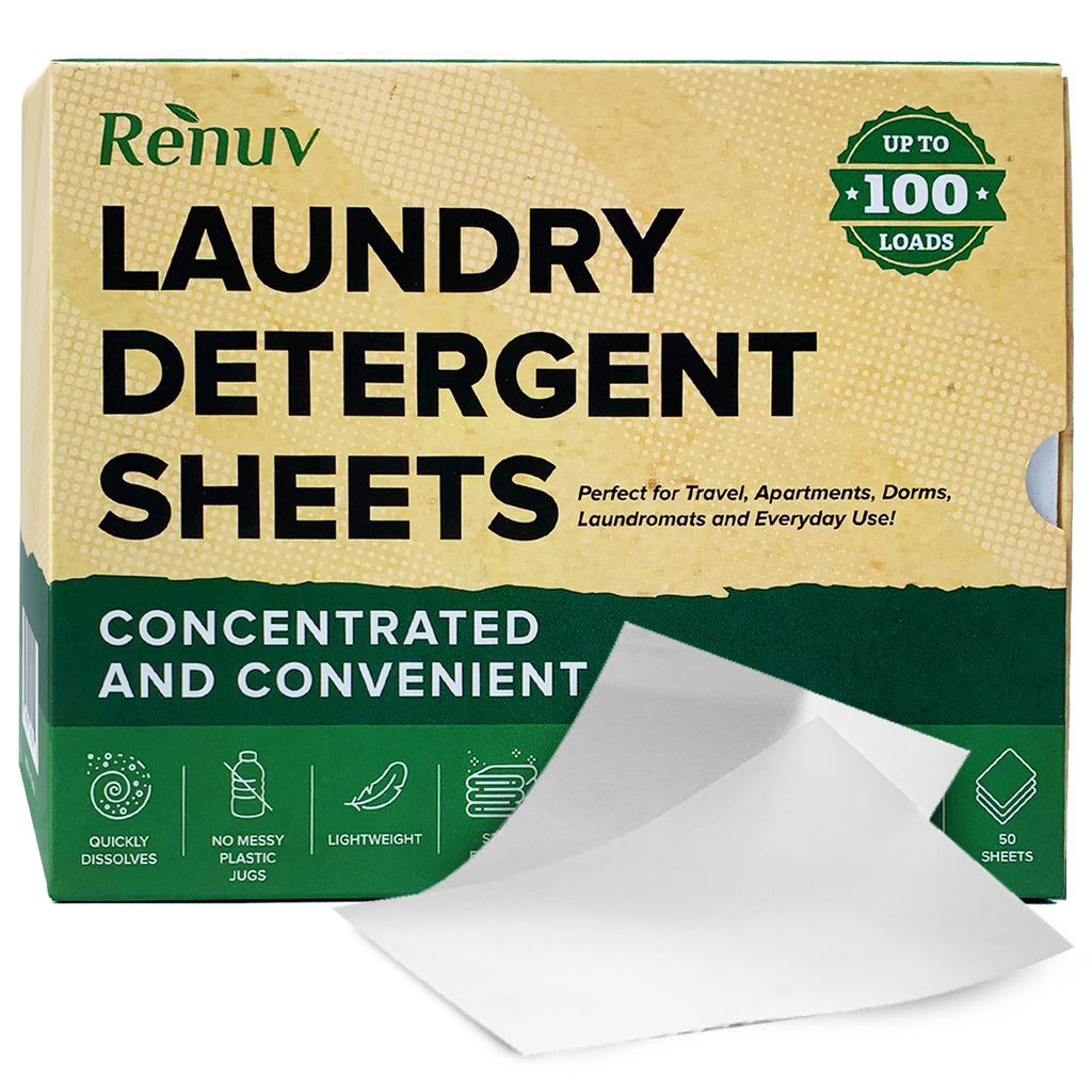 Laundry Detergent Sheets - 50 Sheets (Up To 100 Loads)