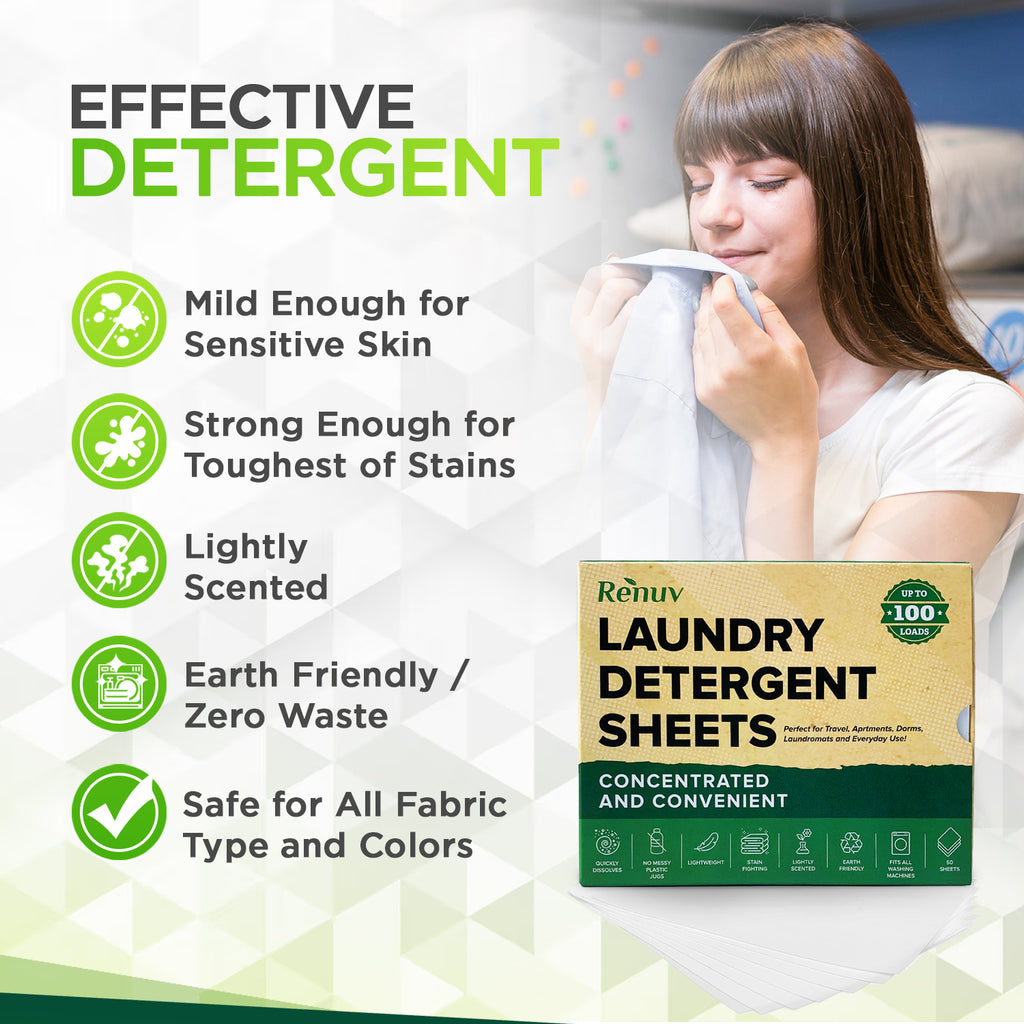 Reco Laundry Detergent Sheets - 92 Wash Pack