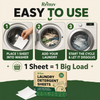 Laundry Detergent Sheets up to 100 Loads - Eco Friendly, Sustainable, Biodegradable & Liquidless Strips, 50 Sheets