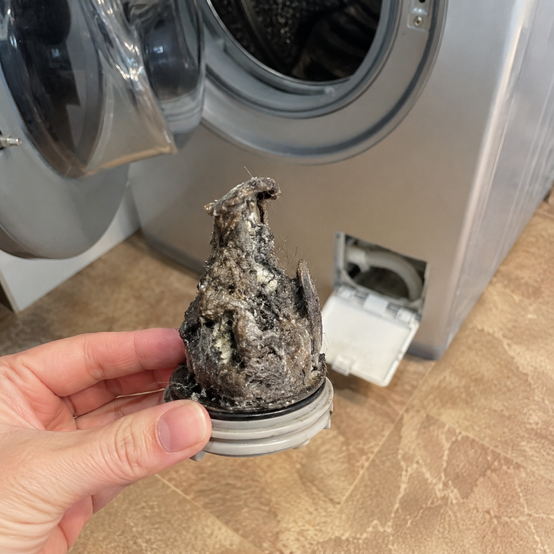 Filter and drain gunk