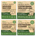 Washing Machine + Dishwasher + Garbage Disposal + Coffee Maker Cleaner Bundle