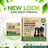 Washing Machine Cleaner for Pet Hair & Odor - 12 XL Tablets